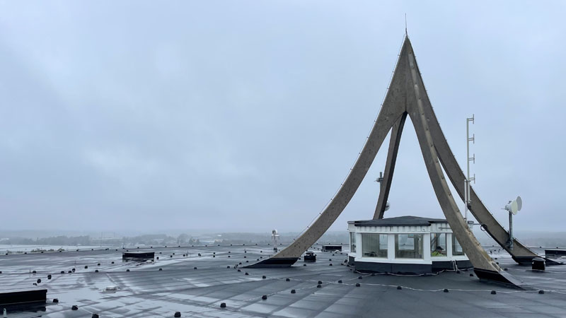 taket på Tibbles vattentorn